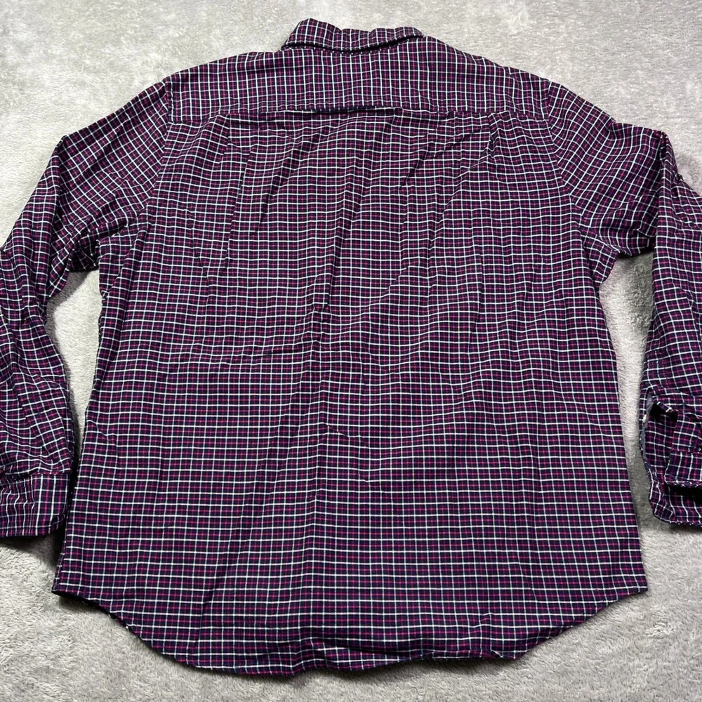 American Eagle Outfitters XL Classic‎ Fit Plaid Button Down Shirt Men's Red
